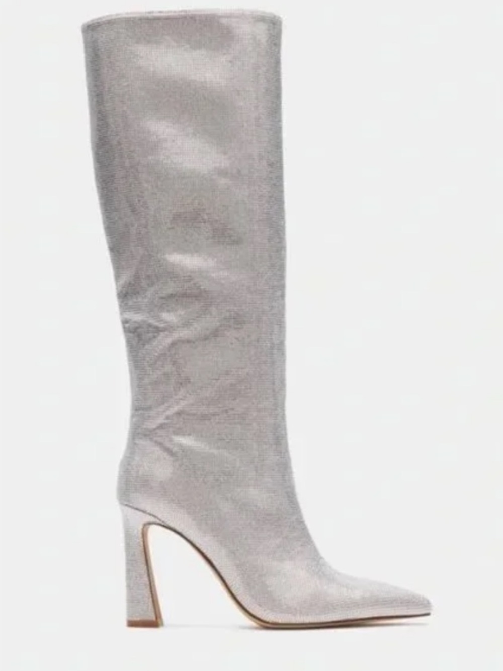 Steve Madden Shayna Rhinestones Knee High Boots - Picture 3 of 8